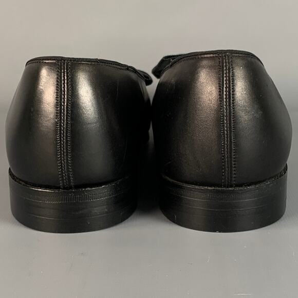 PAUL STUART x GRENSON Size 6.5 Black Leather Bow Loafers - Picture 3 of 9